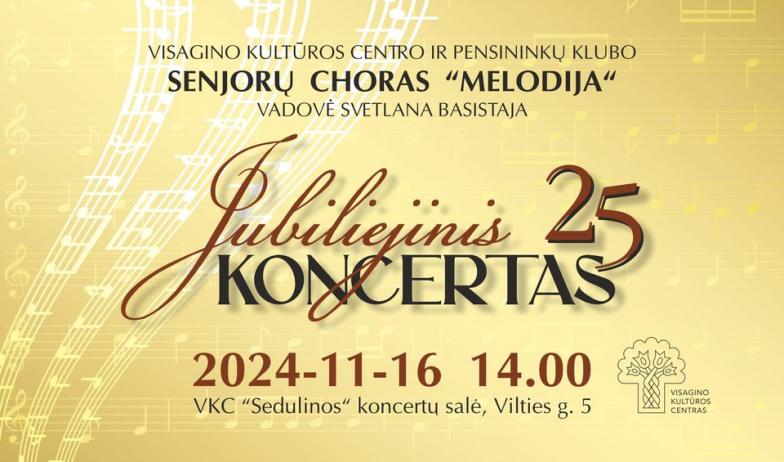 VKC ir Senjorų klubo choro „Melodija“ jubiliejinis koncertas